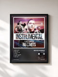 #noir Tableau de l'album No Limits (Instrumental) de Boyce Avenue, cadre noir, imprimé et encadré en France