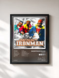 #noir Tableau de l'album Ironman (25th Anniversary) de Ghostface Killah, cadre noir, imprimé et encadré en France