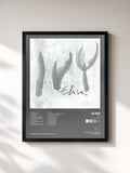 #noir Tableau de l'album Ivy (Deluxe Version) de Elisa, cadre noir, imprimé et encadré en France