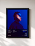 #noir Tableau de l'album Synthesizer Symphonie de Metrickz, cadre noir, imprimé et encadré en France