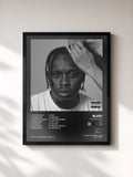 #noir Tableau de l'album No Love Lost (Deluxe) de Blxst, cadre noir, imprimé et encadré en France