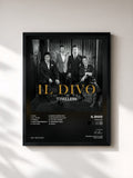 #noir Tableau de l'album Timeless de Il Divo, cadre noir, imprimé et encadré en France