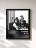 #noir Tableau de l'album Barton Hollow de the Civil Wars, cadre noir, imprimé et encadré en France