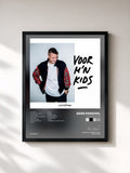 #noir Tableau de l'album Voor M'n Kids de Gers Pardoel, cadre noir, imprimé et encadré en France