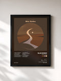 #noir Tableau de l'album Many a Mile de Blue Rodeo, cadre noir, imprimé et encadré en France