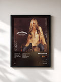 #noir Tableau de l'album Anastacia de Anastacia, cadre noir, imprimé et encadré en France