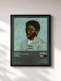 #noir Tableau de l'album BLKKKK VAN GOGH de 404Billy, cadre noir, imprimé et encadré en France