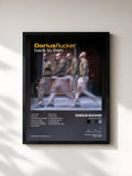#noir Tableau de l'album Back To Then de Darius Rucker, cadre noir, imprimé et encadré en France