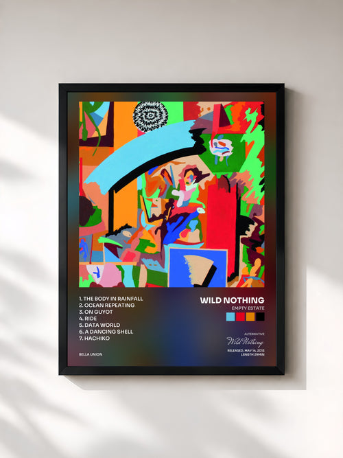 Wild Nothing · Empty Estate — Affiche encadrée