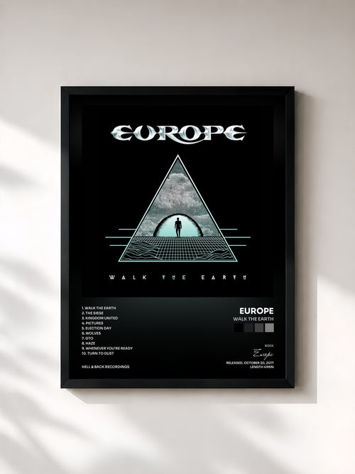 Europe · Walk The Earth — Framed art print