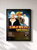 #noir Tableau de l'album 7 Sünden (2008 Platin Version) de DJ Ötzi, cadre noir, imprimé et encadré en France