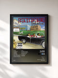 #noir Tableau de l'album Lord Willin' de Clipse, cadre noir, imprimé et encadré en France