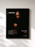 #noir Tableau de l'album Chocolate Chip de Isaac Hayes, cadre noir, imprimé et encadré en France