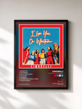 #noir Tableau de l'album I Love You, or Whatever. de Cimorelli, cadre noir, imprimé et encadré en France