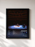 #noir Tableau de l'album Return to Carnegie Hall de Ryan Adams, cadre noir, imprimé et encadré en France