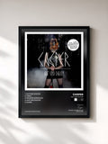 #noir Tableau de l'album Auf und davon de Casper, cadre noir, imprimé et encadré en France