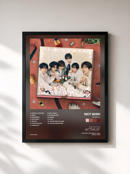 NCT WISH · WISHFUL — Affiche encadrée