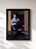 #noir Tableau de l'album Heroes & Friends de Randy Travis, cadre noir, imprimé et encadré en France