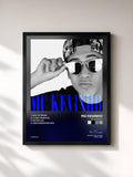 #noir Tableau de l'album Mc Kevinho de Mc Kevinho, cadre noir, imprimé et encadré en France