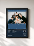 #noir Tableau de l'album The 2nd Album ‘Romanticize’ de NU'EST, cadre noir, imprimé et encadré en France