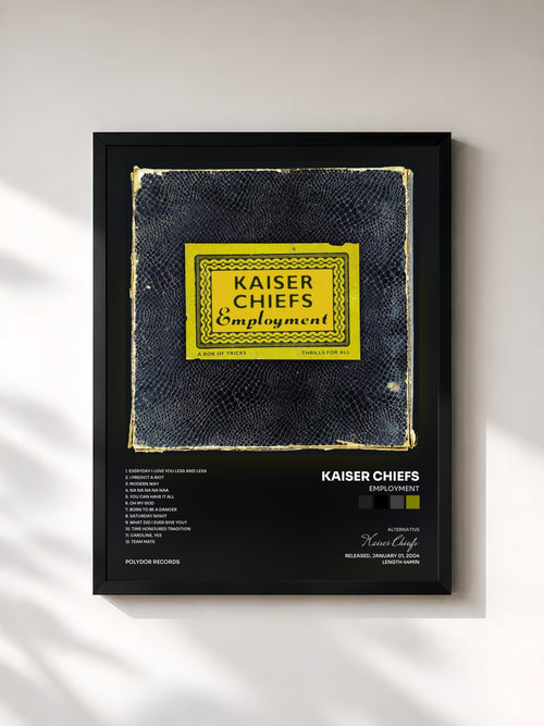 Kaiser Chiefs · Employment — Affiche encadrée