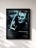 #noir Tableau de l'album Waiting for You de Gordon Lightfoot, cadre noir, imprimé et encadré en France