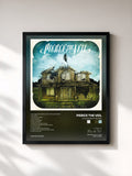 #noir Tableau de l'album Collide With The Sky de Pierce the Veil, cadre noir, imprimé et encadré en France