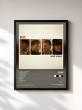 #noir Tableau de l'album Heart & Soul de Blue, cadre noir, imprimé et encadré en France
