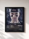 #noir Tableau de l'album Us Against Them de Jake Miller, cadre noir, imprimé et encadré en France