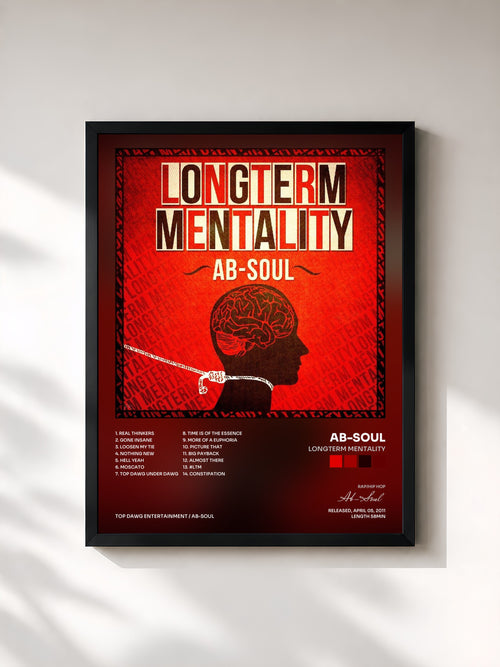 Ab-Soul · Longterm Mentality — Affiche encadrée