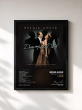 #noir Tableau de l'album Dancing In The Dark de Beegie Adair, cadre noir, imprimé et encadré en France