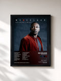 #noir Tableau de l'album Géopoétique de MC Solaar, cadre noir, imprimé et encadré en France