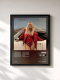 #noir Tableau de l'album You Go Your Way de Perrie, cadre noir, imprimé et encadré en France
