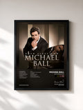 #noir Tableau de l'album Both Sides Now de Michael Ball, cadre noir, imprimé et encadré en France