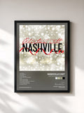#noir Tableau de l'album Christmas With Nashville de Nashville Cast, cadre noir, imprimé et encadré en France