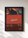 #noir Tableau de l'album Reverie de Ben Platt, cadre noir, imprimé et encadré en France