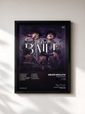 #noir Tableau de l'album Pa Que Lo Baile de Grupo Recluta, cadre noir, imprimé et encadré en France