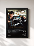 #noir Tableau de l'album Don't Listen to the Radio de Granger Smith, cadre noir, imprimé et encadré en France