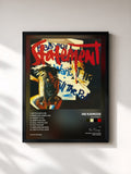 #noir Tableau de l'album Statement de Ini Kamoze, cadre noir, imprimé et encadré en France