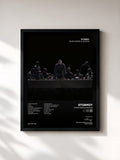 #noir Tableau de l'album Gang Signs & Prayer de Stormzy, cadre noir, imprimé et encadré en France