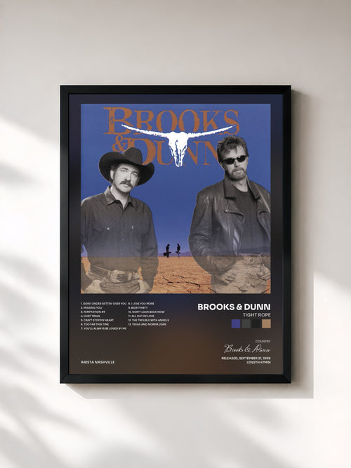 Brooks & Dunn · Tight Rope — Affiche encadrée