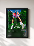 #noir Tableau de l'album WET TENNIS de Sofi Tukker, cadre noir, imprimé et encadré en France