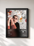 #noir Tableau de l'album Things I Chose To Remember de Rhys Lewis, cadre noir, imprimé et encadré en France