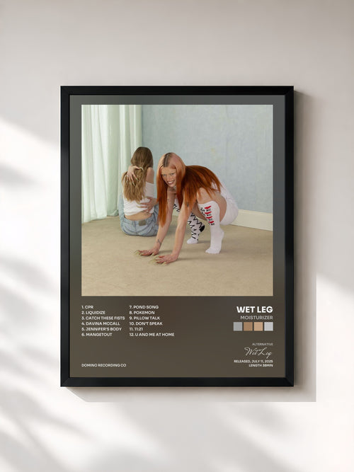 Wet Leg · moisturizer — Affiche encadrée