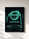 #noir Tableau de l'album Glow In The Dark (Remixes) de The Wanted, cadre noir, imprimé et encadré en France