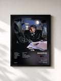 #noir Tableau de l'album CEO de Brandão85, cadre noir, imprimé et encadré en France