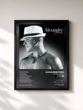 #noir Tableau de l'album Pecado Original de Alexandre Pires, cadre noir, imprimé et encadré en France