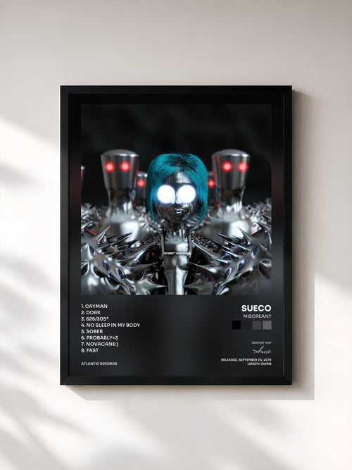 Sueco · MISCREANT — Affiche encadrée