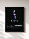 #noir Tableau de l'album The Complete BBC Sessions de Dusty Springfield, cadre noir, imprimé et encadré en France