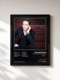 #noir Tableau de l'album Now and Forever: The Ballads de Richard Marx, cadre noir, imprimé et encadré en France